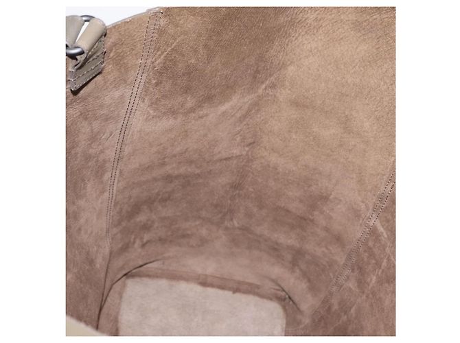 Autre Marque BORSO A MANO IN PELLE INTRECCIATO BOTTEGA VENETA KHAKI Auth bs30818 - vista 17