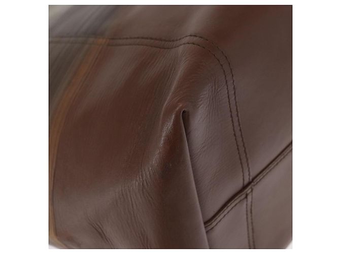 Autre Marque BORSO A MANO IN PELLE INTRECCIATO BOTTEGA VENETA KHAKI Auth bs30818 - vista 9