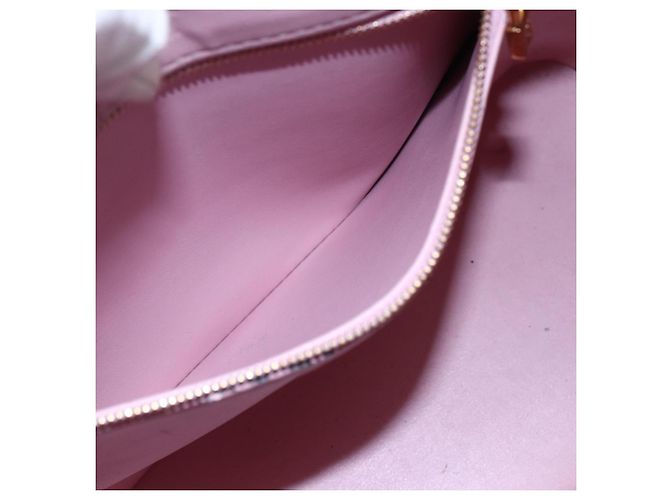 LOUIS VUITTON Borsa a Mano Monogram Vernis Houston Rosa M91054 LV Auth 149967 Marrone - vista 20