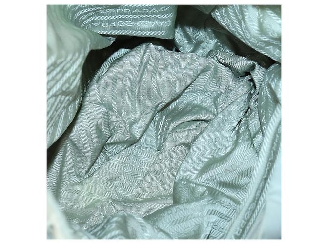 PRADA Rucksack aus Nylon hellblau silber authentisch 151340 - Ansicht 11