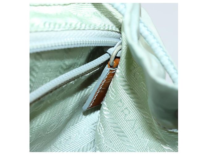 PRADA Rucksack aus Nylon hellblau silber authentisch 151340 - Ansicht 25