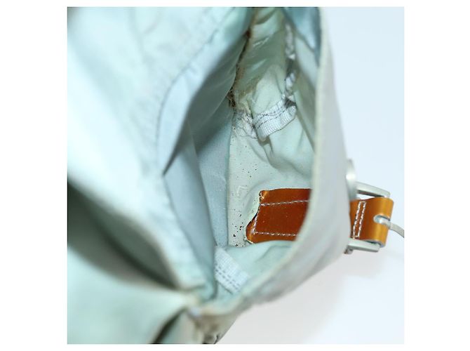 PRADA Rucksack aus Nylon hellblau silber authentisch 151340 - Ansicht 28