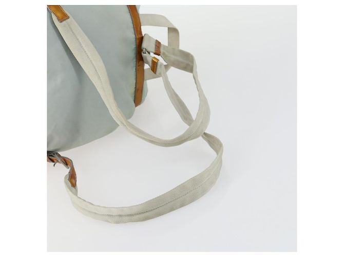 PRADA Rucksack aus Nylon hellblau silber authentisch 151340 - Ansicht 8