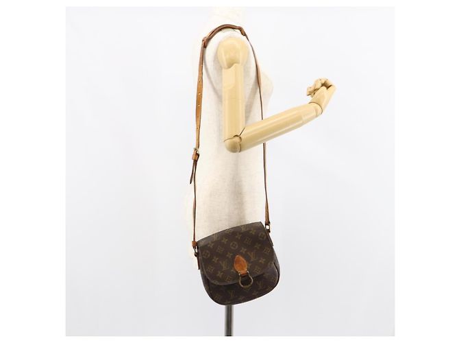 LOUIS VUITTON Borsa a Spalla Monogram Saint Cloud MM M51243 LV Auth yk19803 Monogramma - vista 26