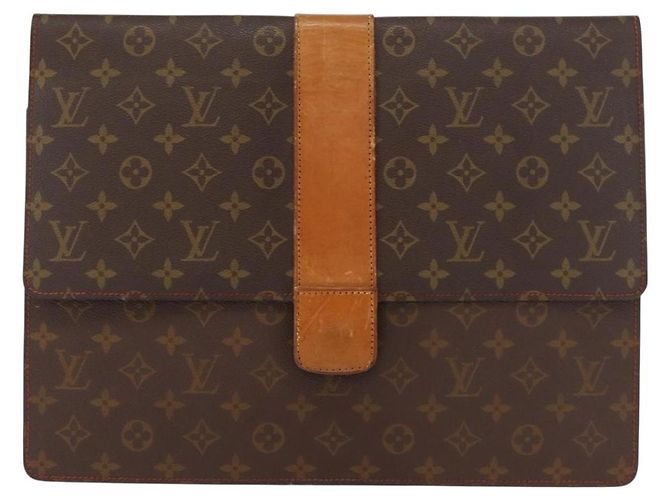 LOUIS VUITTON Monogram Posh Diplomat Uomo Clutch Bag No.243 LV Auth mr1574 Monogramma - vista 13
