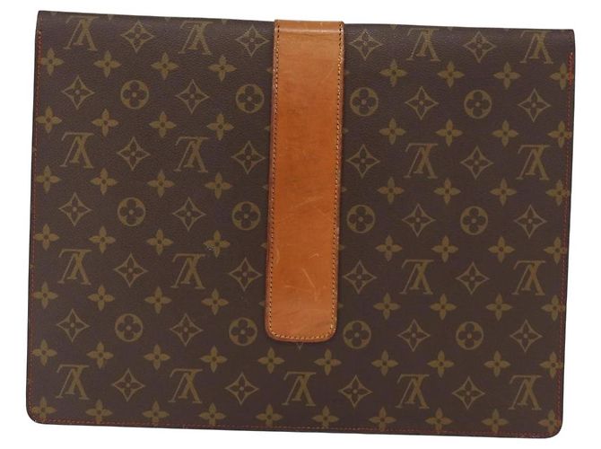 LOUIS VUITTON Monogram Posh Diplomat Uomo Clutch Bag No.243 LV Auth mr1574 Monogramma - vista 2