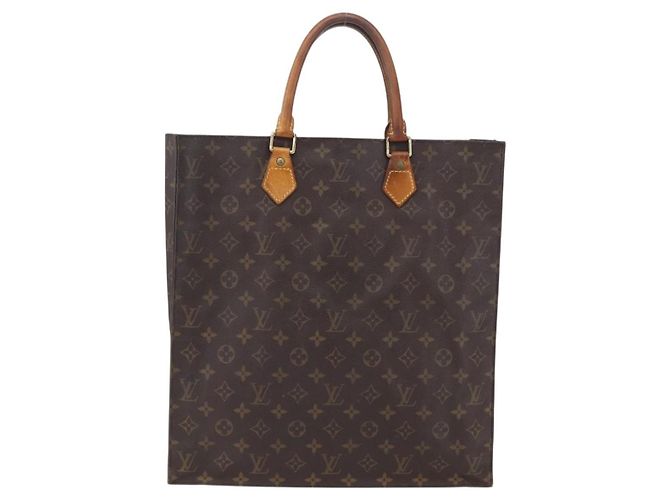 LOUIS VUITTON Borsa Sac Plat Monogram M51140 LV Auth 154801 Monogramma - vista 13