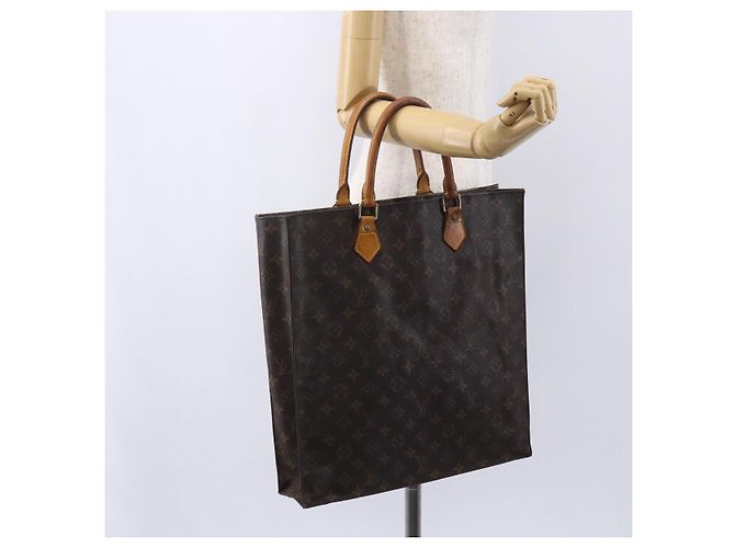 LOUIS VUITTON Borsa Sac Plat Monogram M51140 LV Auth 154801 Monogramma - vista 19
