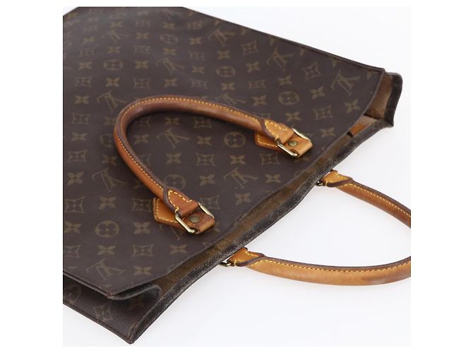 LOUIS VUITTON Borsa Sac Plat Monogram M51140 LV Auth 154801 Monogramma - vista 6