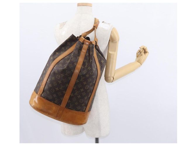 LOUIS VUITTON Borsa a Spalla Monogram Randonnee GM M42244 LV Auth 154793 Monogramma - vista 18