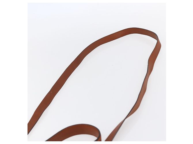 Céline Borsa a mano CELINE in pelle 2 in 1 marrone oro Auth mr1643 D'oro - vista 10