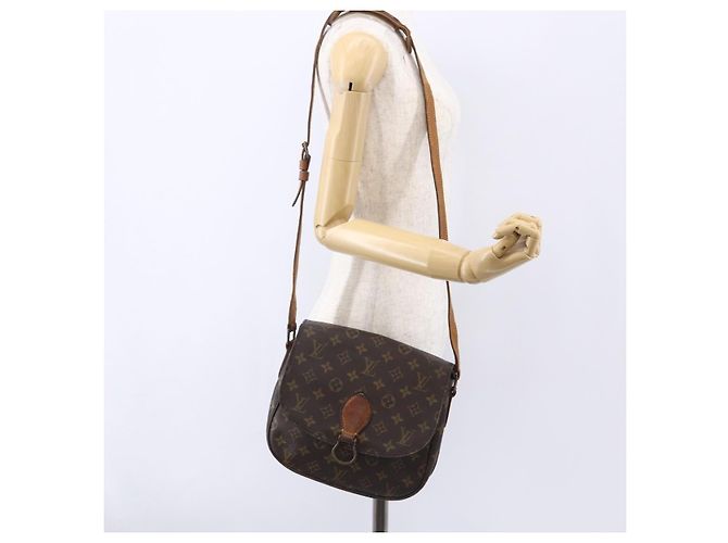 LOUIS VUITTON Borsa a Spalla Monogram Saint Cloud GM M51242 LV Auth 154774 Monogramma - vista 26