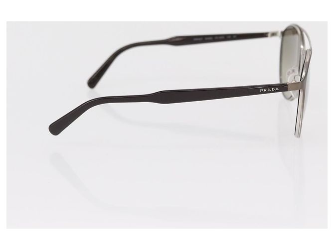 Gafas de sol PRADA metal Marrón SPR62T Auth 154897 Castaño - vista 5