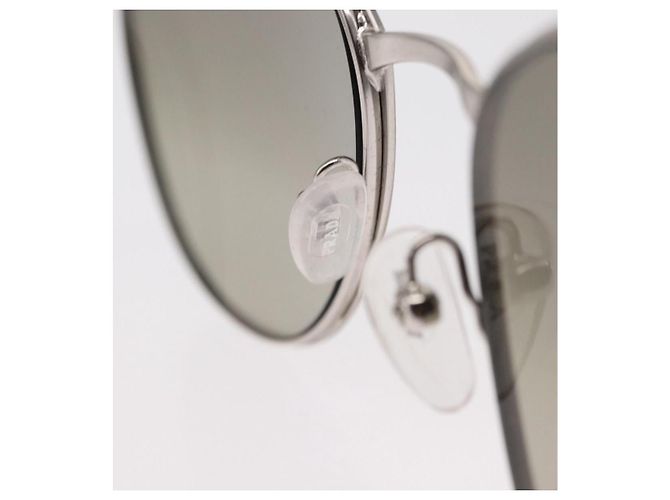 Gafas de sol PRADA metal Marrón SPR62T Auth 154897 Castaño - vista 9