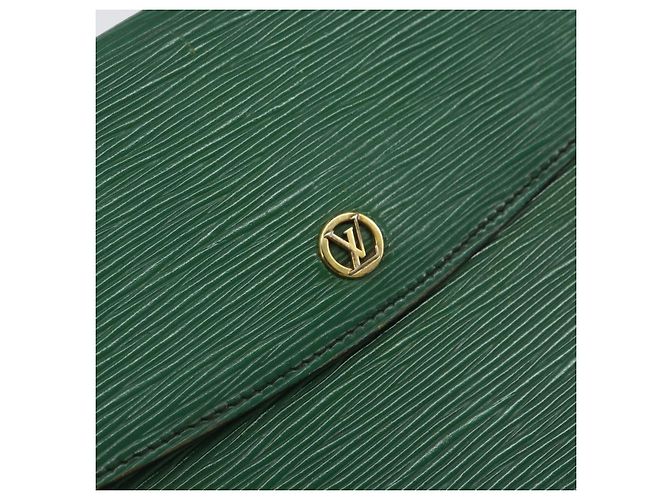 LOUIS VUITTON Clutch Epi Montaigne 27 Verde M52654 LV Auth bs31283 - vista 17