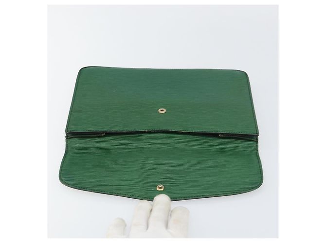 LOUIS VUITTON Clutch Epi Montaigne 27 Verde M52654 LV Auth bs31283 - vista 8
