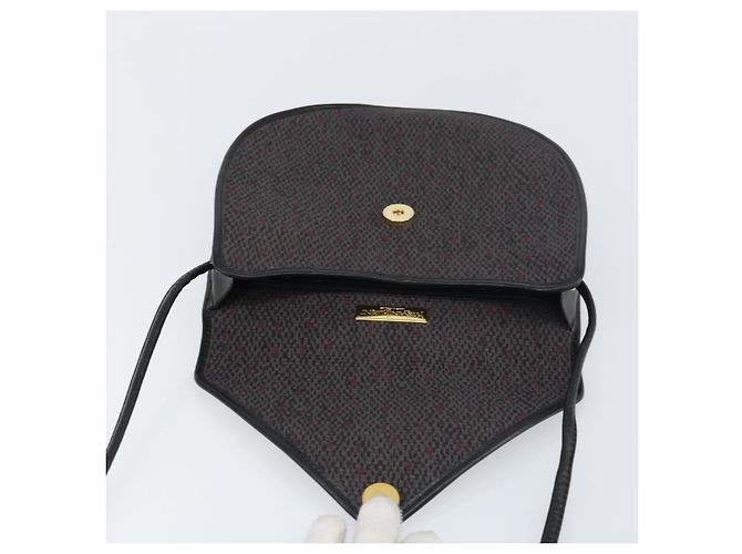 Borsa a Spalla SAINT LAURENT in Pelle PVC Grigia Oro Auth bs31403 Marrone D'oro - vista 15