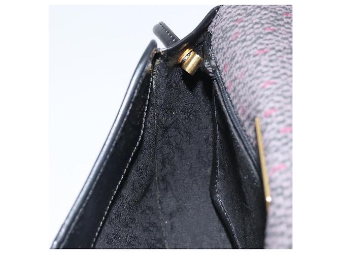 Borsa a Spalla SAINT LAURENT in Pelle PVC Grigia Oro Auth bs31403 Marrone D'oro - vista 19