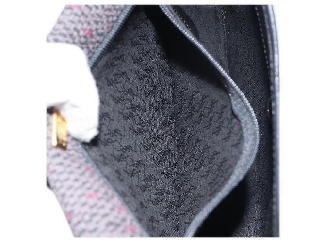 Borsa a Spalla SAINT LAURENT in Pelle PVC Grigia Oro Auth bs31403 Marrone D'oro - vista 21