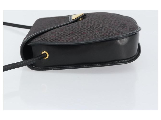 Borsa a Spalla SAINT LAURENT in Pelle PVC Grigia Oro Auth bs31403 Marrone D'oro - vista 5