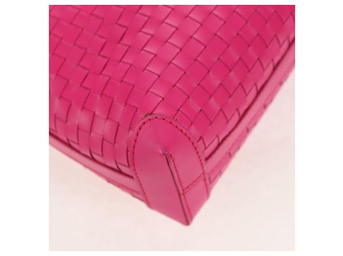 Borsa a Spalla Gancini in Pelle Rosa Argento Salvatore Ferragamo Auth BA8419V - vista 13