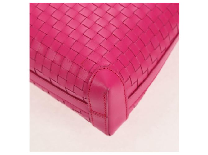 Borsa a Spalla Gancini in Pelle Rosa Argento Salvatore Ferragamo Auth BA8419V - vista 14