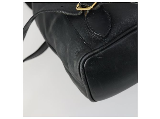 Zaino in Pelle Gucci Bamboo Nero Oro 003 2058 0016 Auth 151336 - vista 15