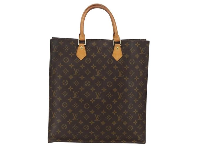 LOUIS VUITTON Borsa Sac Plat Monogram M51140 LV Auth ka493 Monogramma - vista 13