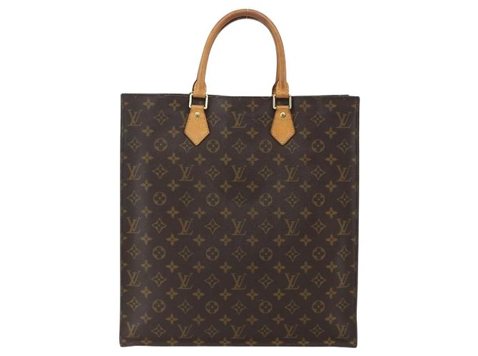 LOUIS VUITTON Borsa Sac Plat Monogram M51140 LV Auth ka493 Monogramma - vista 2