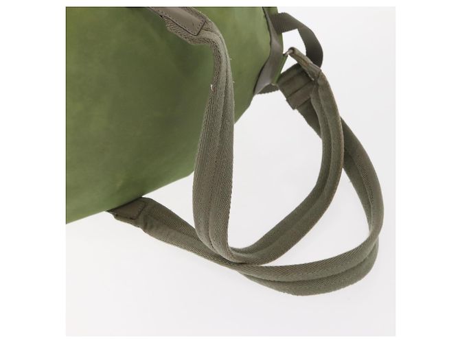 PRADA Backpack Nylon Green Silver Auth bs31165 Silvery - view 9