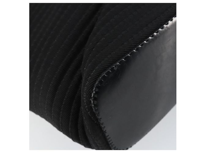 Borsa a mano GUCCI Bamboo Canvas 2way Nera Argento 002 2058 0439 5 Auth bs30947 Nero - vista 15