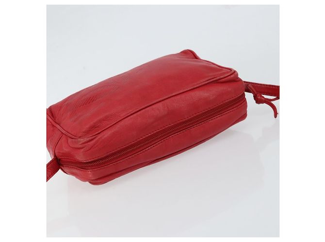 LOEWE Borsa a Spalla Anagram Pelle Rossa Oro Auth 154507 Rosso D'oro - vista 6