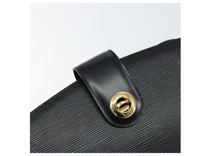 LOUIS VUITTON Borsa a Spalla Capuchin Epi Nera M52342 LV Auth 153942 Nero - vista 18