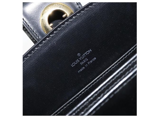 LOUIS VUITTON Borsa a Spalla Capuchin Epi Nera M52342 LV Auth 153942 Nero - vista 19
