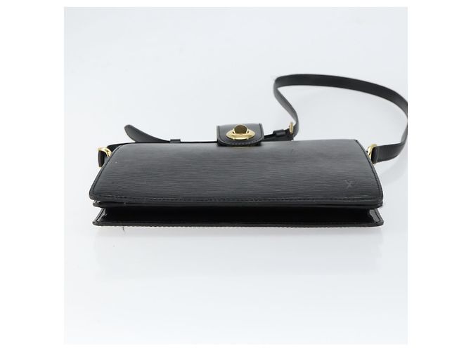 LOUIS VUITTON Borsa a Spalla Capuchin Epi Nera M52342 LV Auth 153942 Nero - vista 5