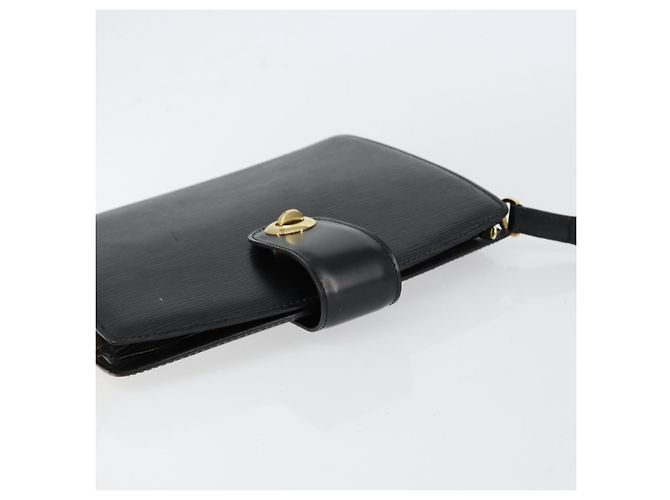 LOUIS VUITTON Borsa a Spalla Capuchin Epi Nera M52342 LV Auth 153942 Nero - vista 6