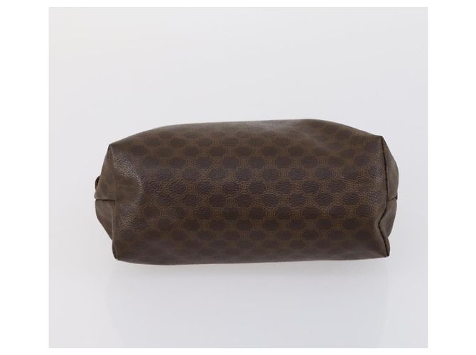 Céline Borsa Clutch in Tela Macadam CELINE in Pelle PVC 3 Pezzi Marrone Auth 152038 - vista 18
