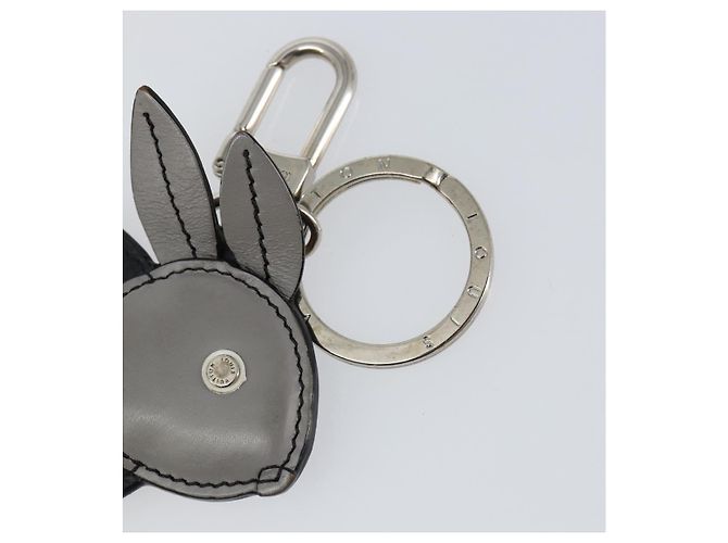 LOUIS VUITTON Monogram Eclipse Portachiavi Charm Animale Coniglio M63224 Auth 145705 Monogramma - vista 2