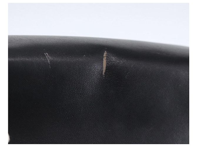 Céline Borsa a Spalla CELINE in Pelle Nera Oro Auth 153884 Nero D'oro - vista 14