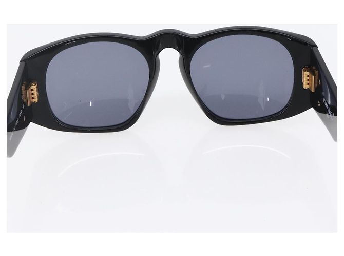Occhiali da sole CHANEL Plastica Nera CC Auth yk19628 Nero - vista 8