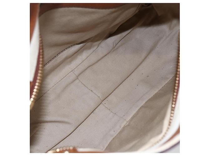 Chloé Borsa a mano in pelle Chloe Margaret 2 in 1 marrone oro Auth BA8432 D'oro - vista 18