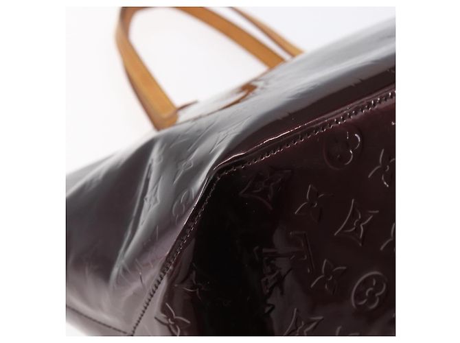 LOUIS VUITTON Borsa Tote Bellevue GM Monogram Vernis Amarante M93589 Auth 149163 Bordò - vista 11