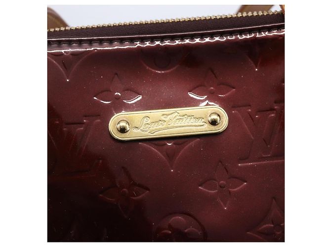 LOUIS VUITTON Borsa Tote Bellevue GM Monogram Vernis Amarante M93589 Auth 149163 Bordò - vista 14