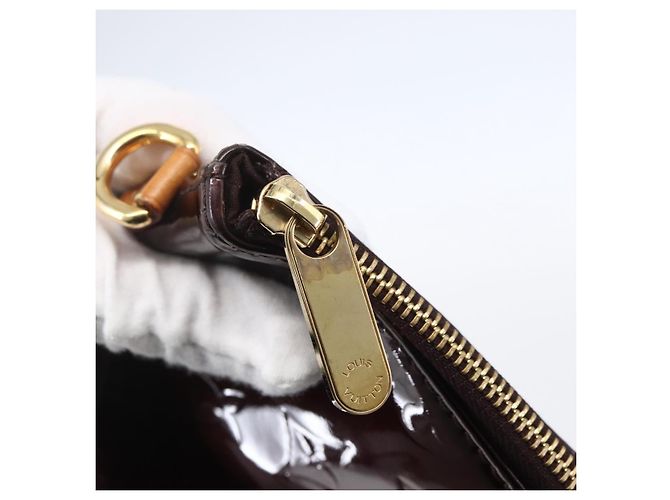 LOUIS VUITTON Borsa Tote Bellevue GM Monogram Vernis Amarante M93589 Auth 149163 Bordò - vista 15