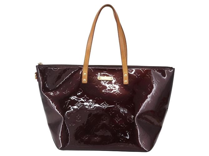 LOUIS VUITTON Borsa Tote Bellevue GM Monogram Vernis Amarante M93589 Auth 149163 Bordò - vista 2