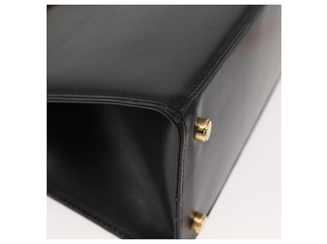 Borsa a mano Vala in pelle 2 in 1 nera e oro Auth BA7329 di Salvatore Ferragamo Nero D'oro - vista 12
