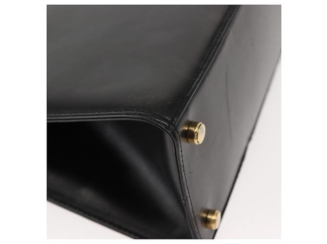 Borsa a mano Vala in pelle 2 in 1 nera e oro Auth BA7329 di Salvatore Ferragamo Nero D'oro - vista 14
