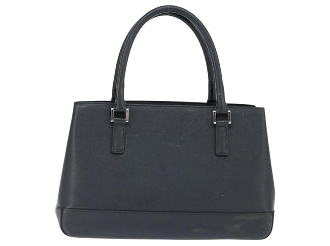 Borsa a mano in pelle nera e argento di BURBERRY Auth bs30441 Nero - vista 3