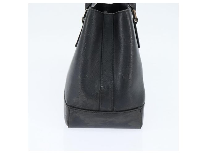 Borsa a mano in pelle nera e argento di BURBERRY Auth bs30441 Nero - vista 4