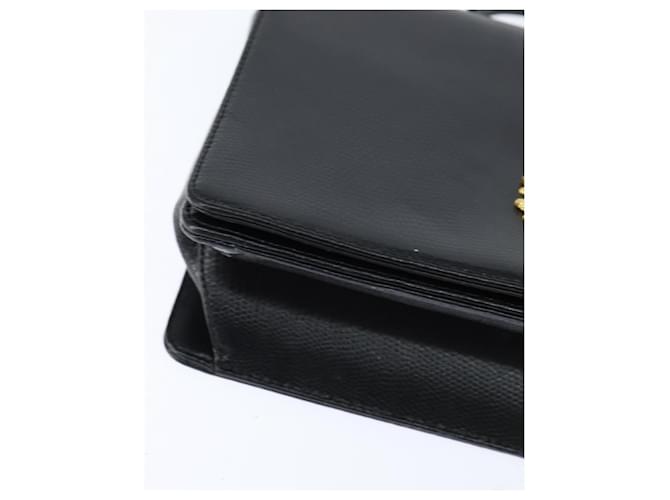 Borsa a mano GIVENCHY in pelle nera e oro Auth bs30415 Nero D'oro - vista 10